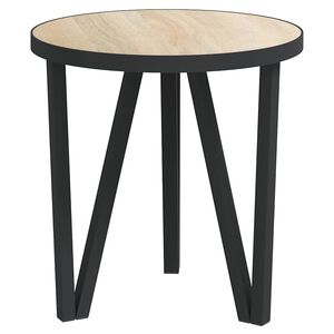 vidaXL Tebord sonoma-ek &Oslash;35 cm MDF