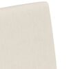 vidaXL Matstolar med hjul 2 pcs Beige 57 x 67 x 95 cm Linne