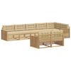 vidaXL Utomhussoffset 8 st Vit och Beige Polyester
