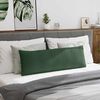 vidaXL Sofakuddar 2 pcs Mörkgrön 120 x 40 cm Kordread tyg