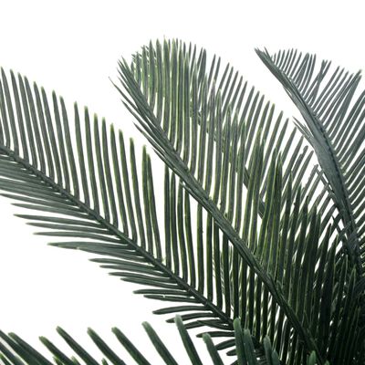 vidaXL Konstväxt Cycas med kruka 125 cm grön