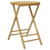 vidaXL Hopf&auml;llbart tr&auml;dg&aring;rdsbord &Oslash;55x75 cm bambu