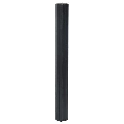 vidaXL Matta rektangulär svart 70x100 cm bambu