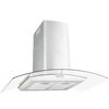 vidaXL V&auml;ggmonterad k&ouml;ksfl&auml;kt 90 cm rostfritt st&aring;l 756 m&sup3;/h LED