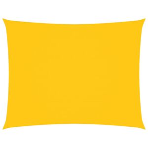 vidaXL Solsegel oxfordtyg rektangul&auml;rt 3,5x4,5 m gul