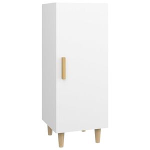 vidaXL Sk&auml;nk vit 34,5x34x90 cm konstruerat tr&auml;