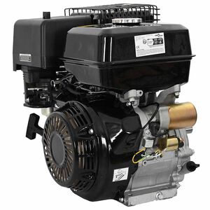 vidaXL Bensinmotor 15 HK 11 kW svart