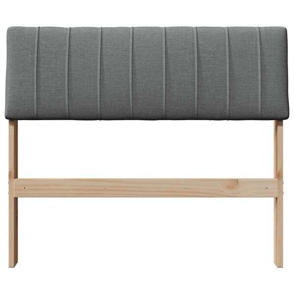 vidaXL Kl&auml;dd s&auml;nggavel M&ouml;rkgr&aring; 90 cm Massiv furu