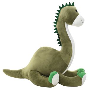 vidaXL Gosedjur brontosaurus plysch gr&ouml;n