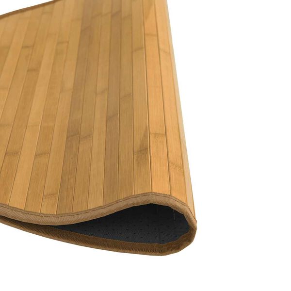 vidaXL Matta rund natur 80 cm bambu