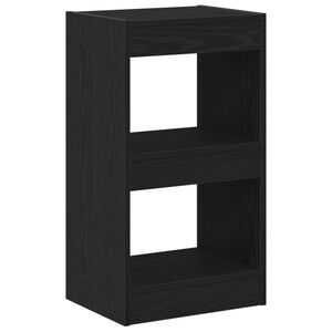 vidaXL Boksk&aring;p 2 niv&aring;er 40 x 30 x 71,5 cm Konstruerat tr&auml; Svart Ek