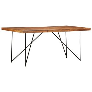 vidaXL Matbord 180x90x76 cm massivt akaciatr&auml;