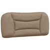 vidaXL Headboard Cushion "Hvar" Cappuccino 90 cm Faux Leather