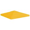 vidaXL Paviljongtak med ventilering 310 g/m&sup2; 3x3 m gul