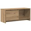 vidaXL TV-b&auml;nkset Artisan Ek 90 x 35 x 40 cm Konstruerat tr&auml;