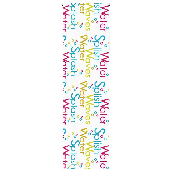 vidaXL Rullgardin f&ouml;r dusch 60x240 cm tyg bredd 56 cm