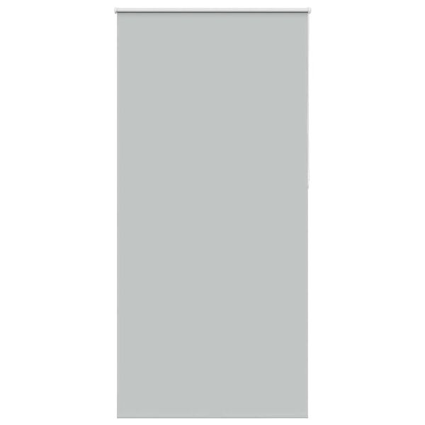 vidaXL Rullgardin m&ouml;rkl&auml;ggning ljusgr&aring; 115x210 cm tyg bredd 110,7 cm