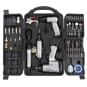 vidaXL Tryckluftsverktyg kit 70 delar