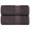 vidaXL Tv&auml;tthanddukar FROGN 2 st antracit 30x30 cm 360 gsm