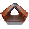 vidaXL Teepee T&auml;lt med tak Gr&aring; och orange 490 x 410 x 210 cm