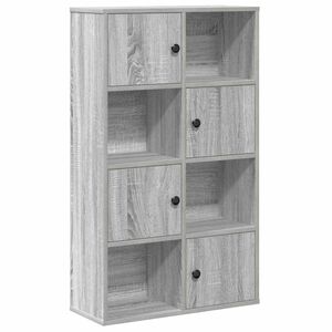 vidaXL Bokhylla gr&aring; sonoma 60x24x101,5 cm konstruerat tr&auml;