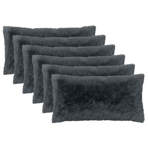 vidaXL Kudde med kudde HEERLEN 2 st Antracit PV Fleece