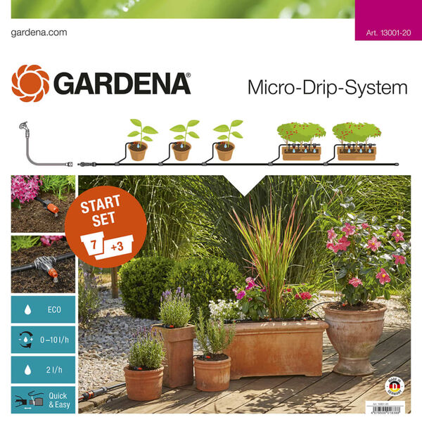 GARDENA Micro-Drip bevattningssystem f&ouml;r krukor M Starter Set 13001-20