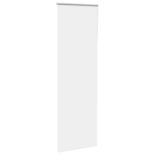 vidaXL Rullgardin m&ouml;rkl&auml;ggning vit 75x230 cm tyg bredd 70,7 cm