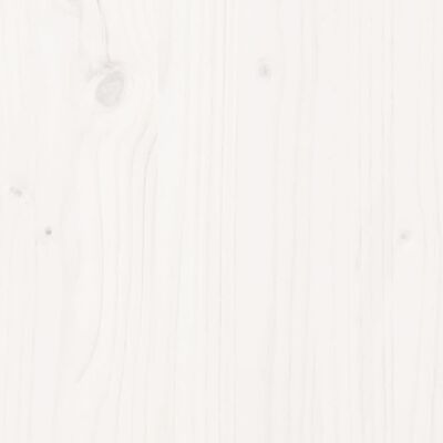 vidaXL Armstödssoffa med dyna vaxbrun vit massiv furu