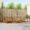 vidaXL Utomhussoffset 7 pcs Naturf&auml;rg Massivt Akaciatr&auml;