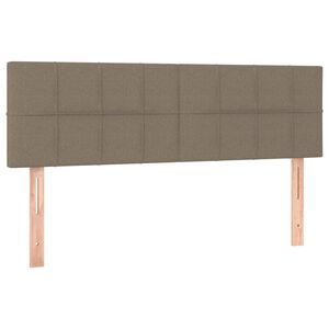 vidaXL S&auml;nggavlar taupe 144x5x78/88 cm tyg