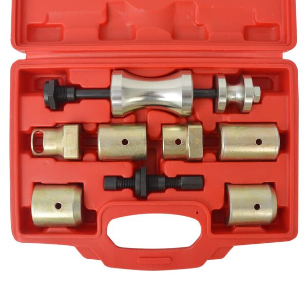 vidaXL 8-Delars Avdragarsats vindrutetorkare