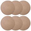 vidaXL Jute Placemats 6 pcs Naturlig &Oslash; 30 cm 100% Tossa Jute