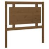 vidaXL S&auml;nggavel honungsbrun 95,5x4x100 cm massiv furu