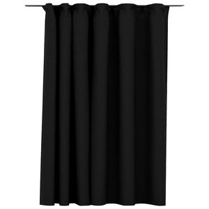 vidaXL M&ouml;rkl&auml;ggningsgardin med krokar antracit 290x245 cm