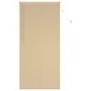 vidaXL Persienn Ljusbrun med M&ouml;nster 213 x 80 cm 25 mm PVC