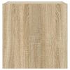vidaXL V&auml;ggmonterad tv-b&auml;nk LED 2 st sonoma-ek 40,5x35x40 cm