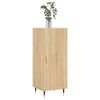 vidaXL Skänk sonoma-ek 34,5x34x90 cm konstruerat trä