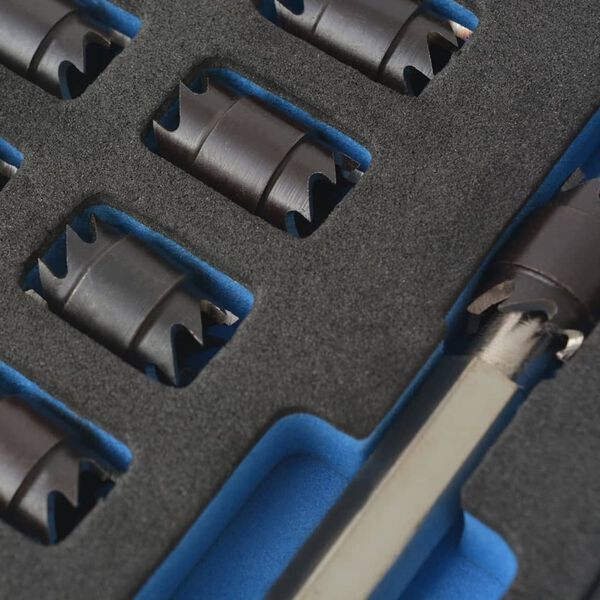 vidaXL Punktsvetsfr&auml;s set 13 delar HSS