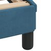 vidaXL Bed Frame without Mattress Blue 120x200 cm Velvet