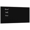 vidaXL V&auml;ggmonterad magnettavla svart 40x20 cm h&auml;rdat glas