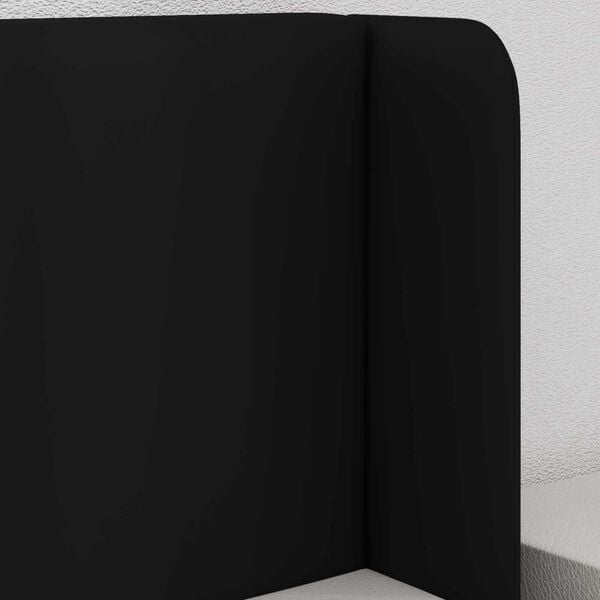 vidaXL S&auml;nggavel &Ouml;ra Svart 40,5 x 40,5 x 4 cm PVC