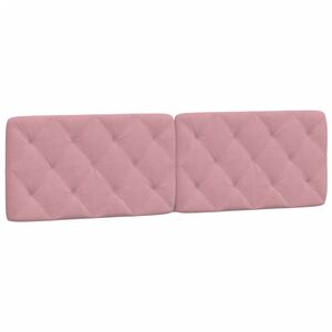 vidaXL Dyna till huvudgavel rosa 180 cm sammet