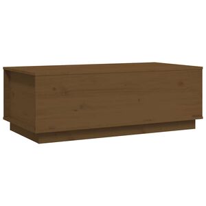 vidaXL Soffbord honungsbrun 100x50x35 cm massiv furu