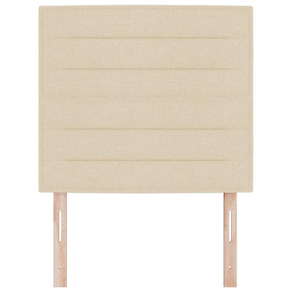 vidaXL Huvudgavel med huvudgavel Kr&auml;m 100 cm Konstl&auml;der