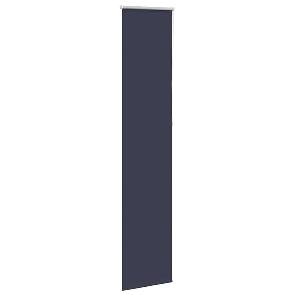 vidaXL Rullgardin m&ouml;rkl&auml;ggning marin 55x210 cm tyg bredd 50,7 cm