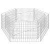 vidaXL Hexagonal planteringsgabion upph&ouml;jd 160x140x50 cm