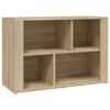 vidaXL Sk&auml;nk sonoma-ek 80x30x54 cm konstruerat tr&auml;