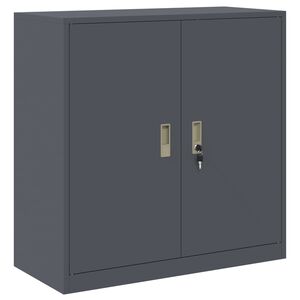 vidaXL F&ouml;rvaringssk&aring;p Antracit 90 x 40 x 90 cm St&aring;l