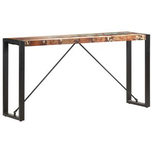 vidaXL Konsolbord 150x35x76 cm massivt &aring;tervunnet tr&auml;